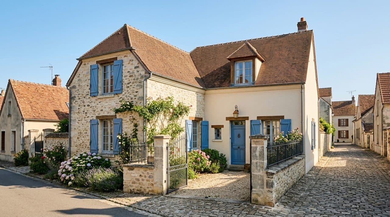 Maison individuelle française concernée par un audit énergétique