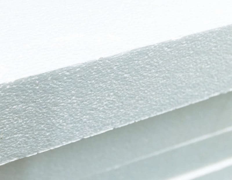 Isolation exterieure PSE polystyrene expanse blanc ITE